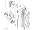 GE ESS22XGMBCC freezer door diagram