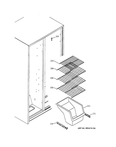Freezer shelves