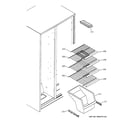 GE GST22IBMACC freezer shelves diagram
