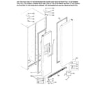 GE GST22JEMAWW door kit diagram