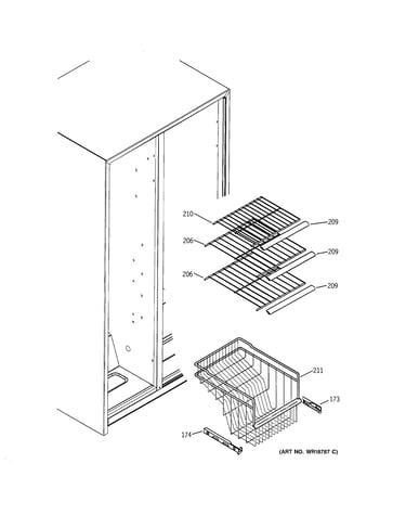 Freezer shelves