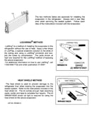 Evaporator instructions