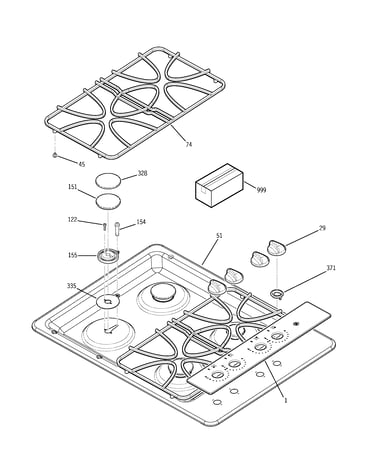 Control panel & cooktop