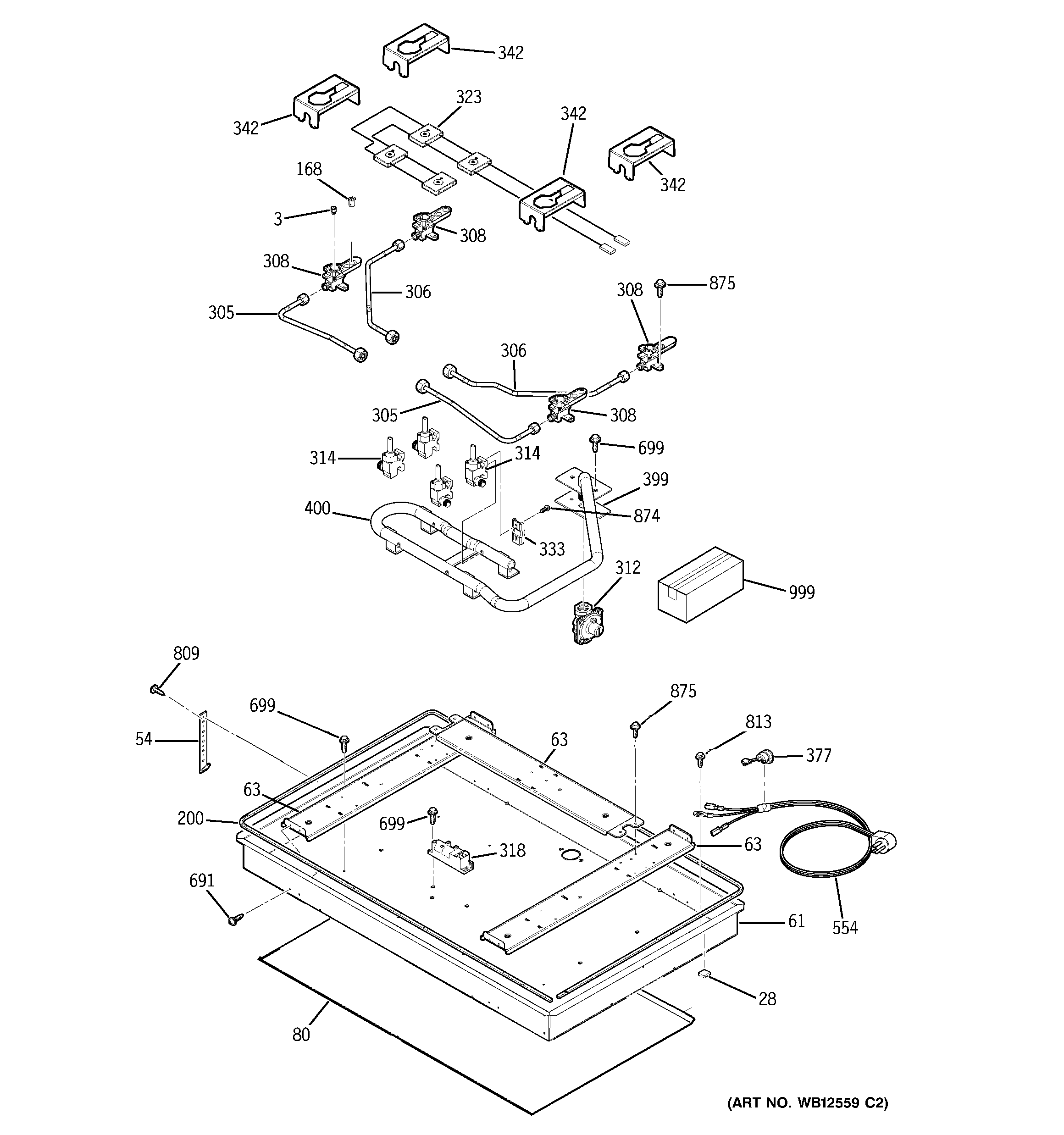 Gas & burner parts
