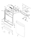 Escutcheon & door assembly