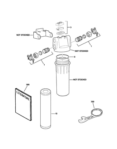 Water filtration parts