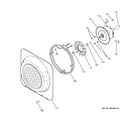 GE ZET3058SH1SS upper oven convection fan diagram