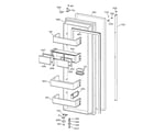 GE ZISS42DCASS fresh food door diagram