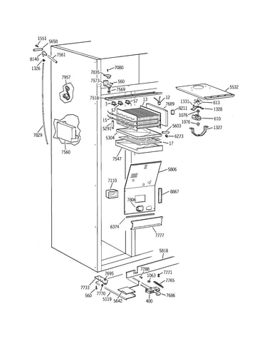 Freezer section