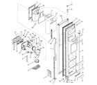 GE DSS25PFMDWW freezer door diagram