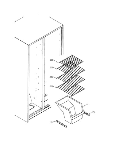 Freezer shelves