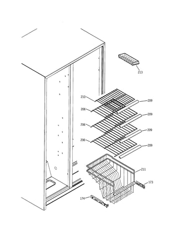 Freezer shelves