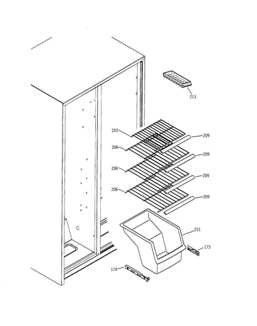 Freezer shelves
