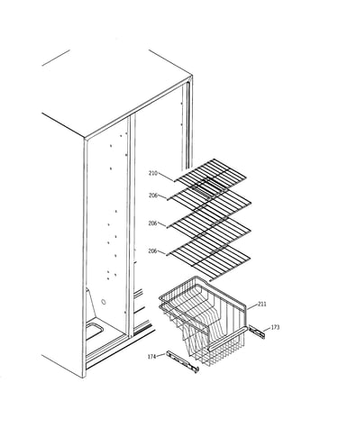 Freezer shelves
