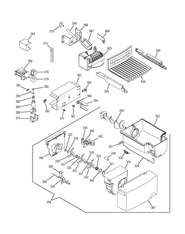 Ice maker & dispenser