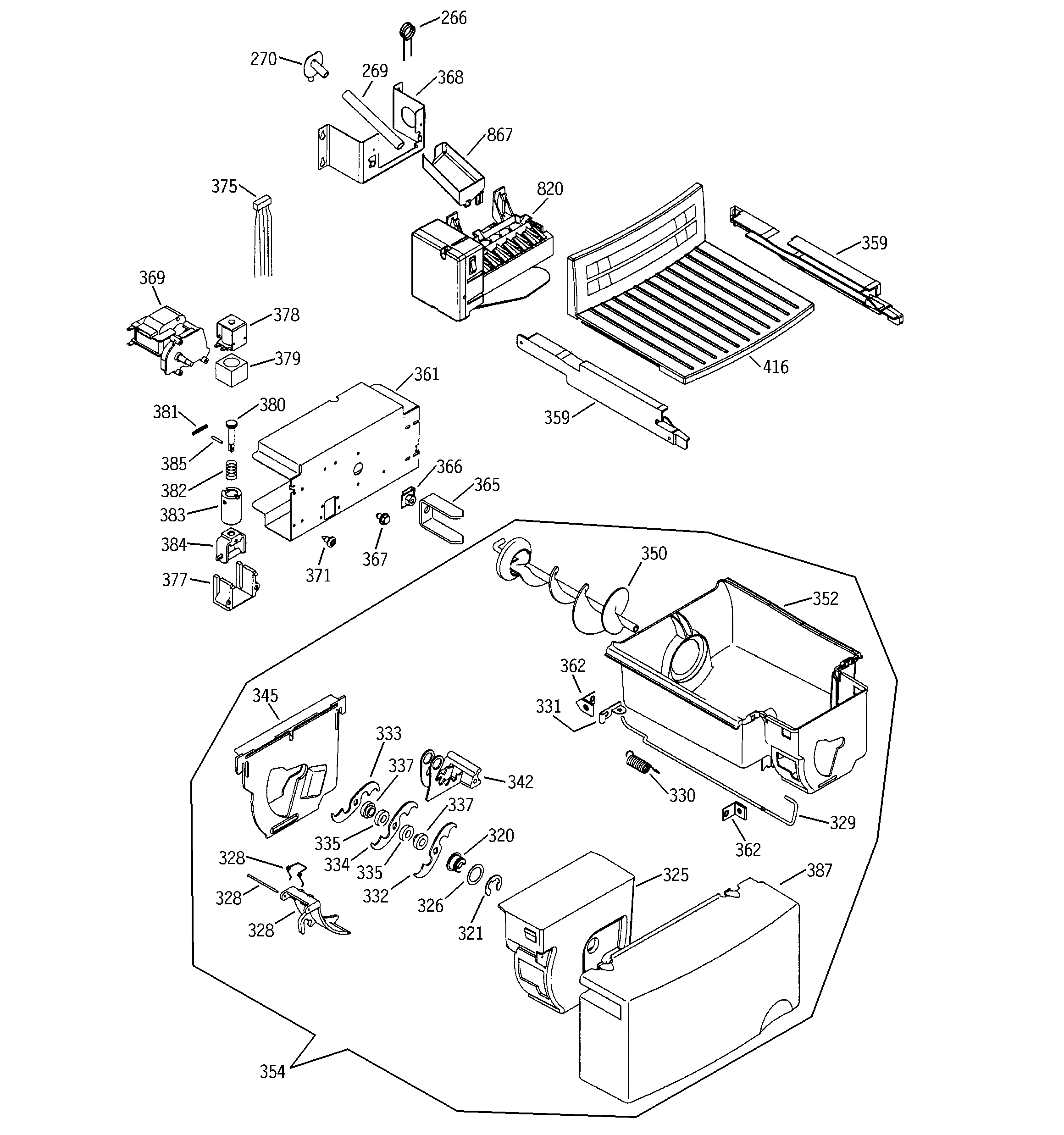 Ice maker & dispenser