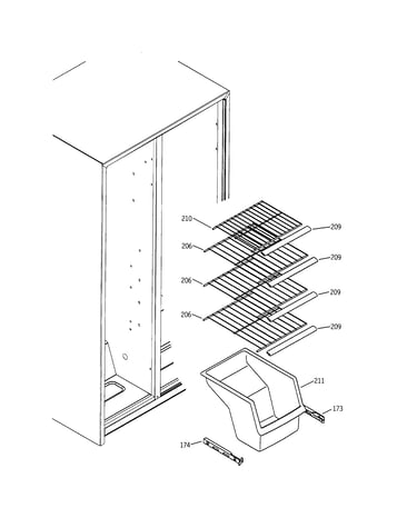 Freezer shelves