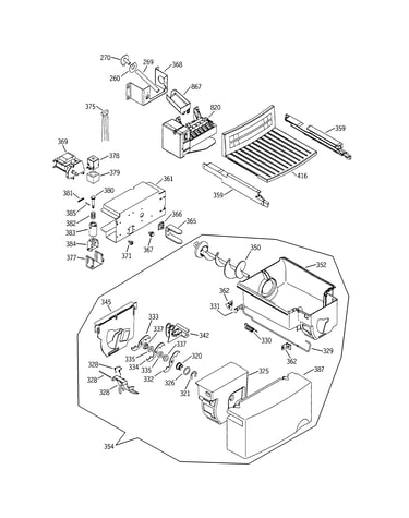 Ice maker & dispenser