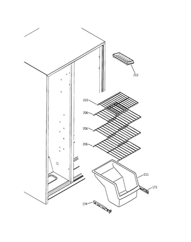 Freezer shelves