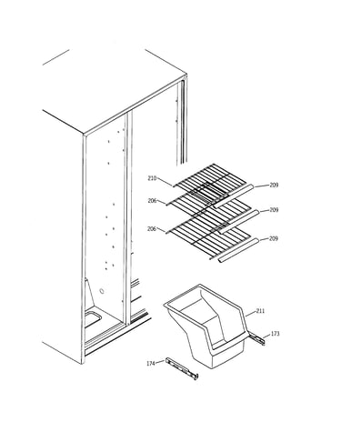 Freezer shelves