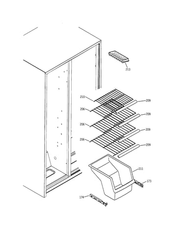 Freezer shelves