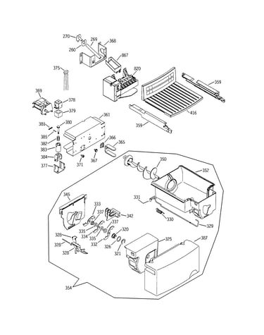 Ice maker & dispenser