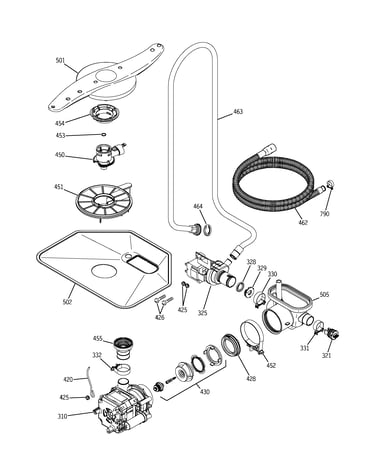 Motor-pump mechanism