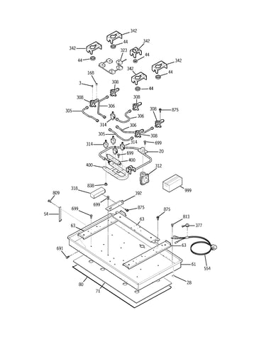Gas & burner parts