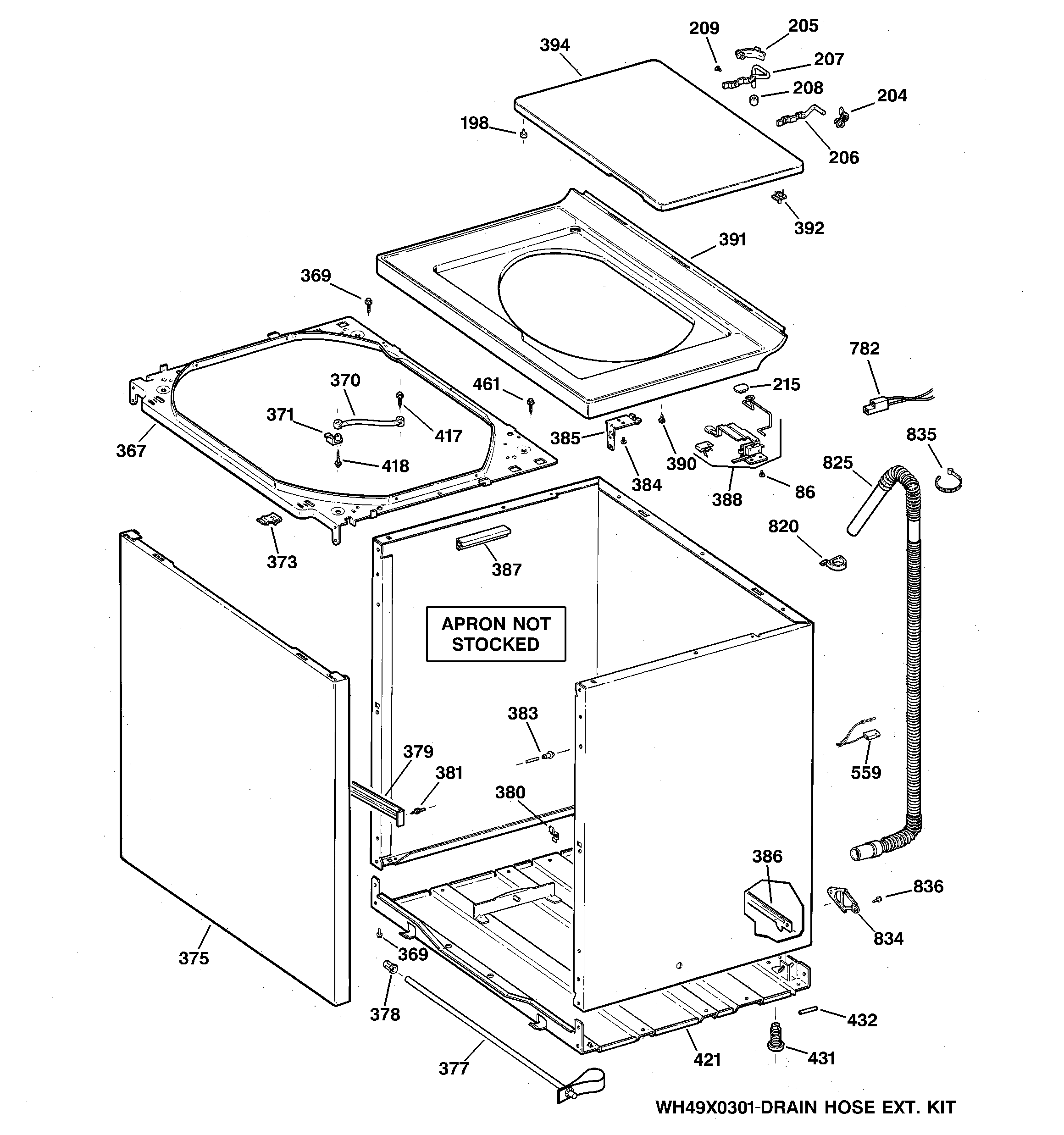 CABINET, COVER & FRONT PANEL