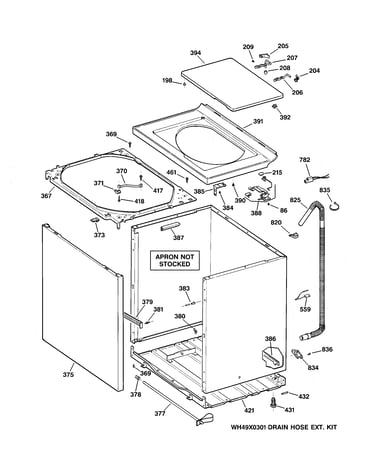 Cabinet, cover & front panel