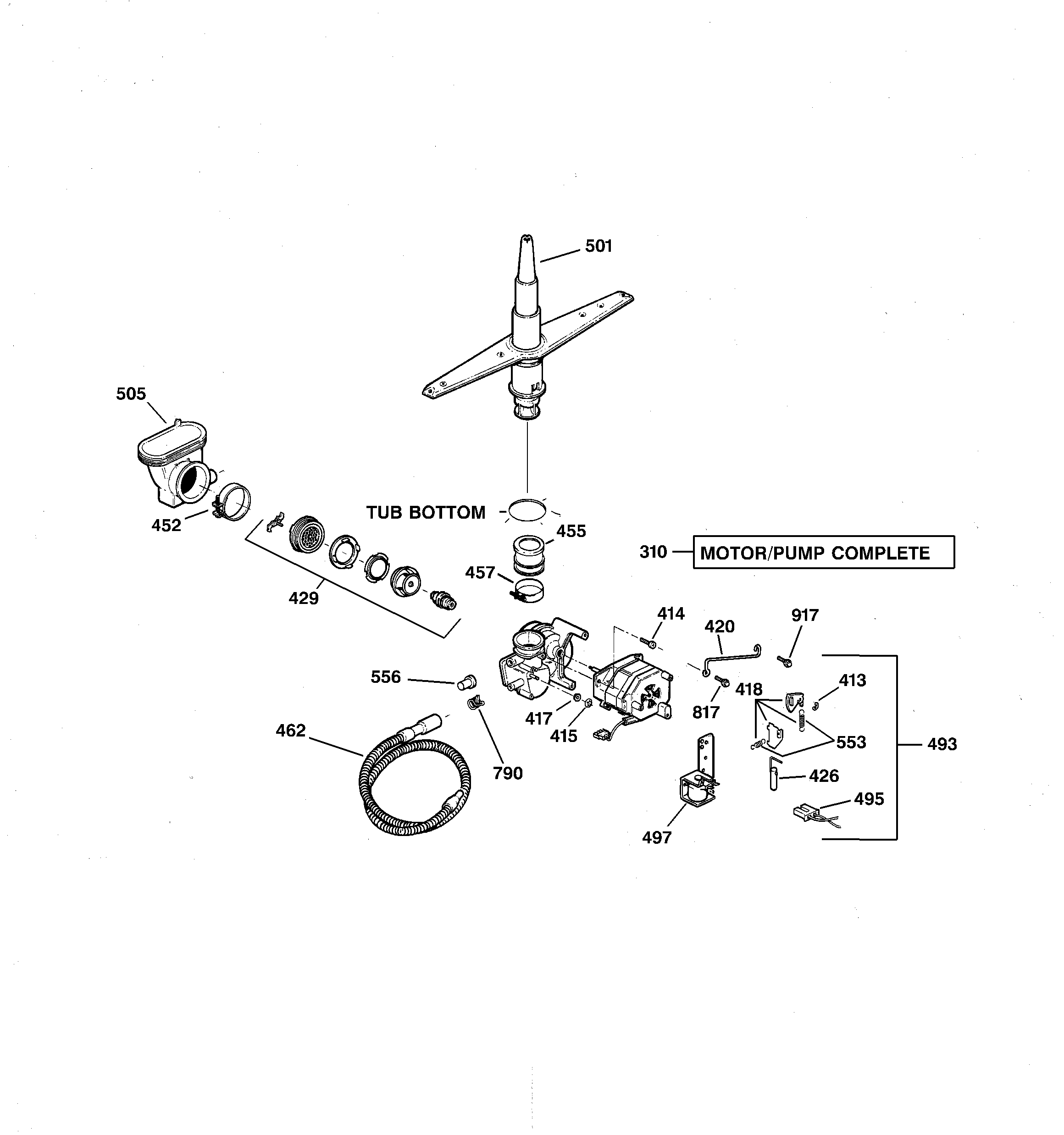 MOTOR-PUMP MECHANISM