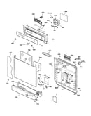 Escutcheon & door assembly