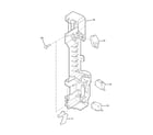 GE JVM1542WF03 latch board parts diagram