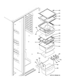 Fresh food shelves