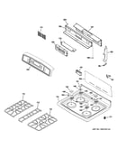 Control panel & cooktop