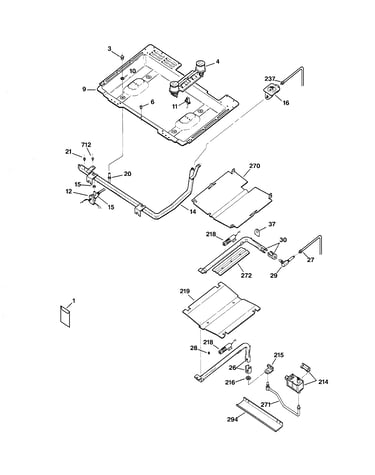 Gas & burner parts