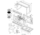 GE SCB2000FBB01 oven cavity parts diagram