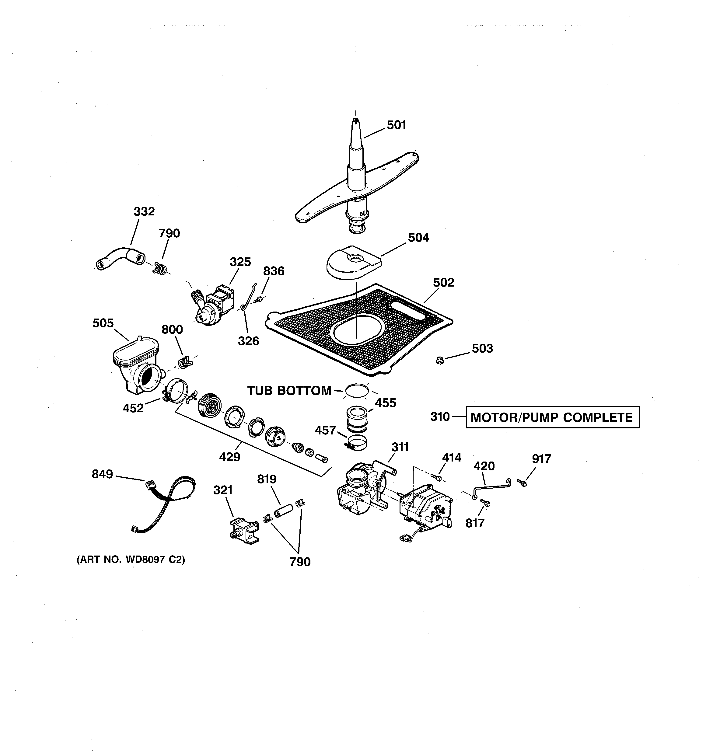 MOTOR-PUMP MECHANISM