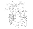 GE PDW8000G0CC door assembly diagram