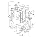 GE PDW8060G01SS liner assembly diagram