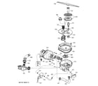 GE ZBD6400G00WW sump assembly diagram