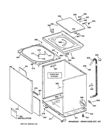 Cabinet, cover & front panel