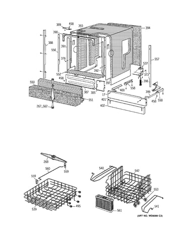 Basket & wrap assembly