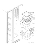 Fresh food shelves