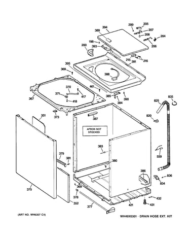 Cabinet, cover & front panel