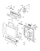 Escutcheon & door assembly