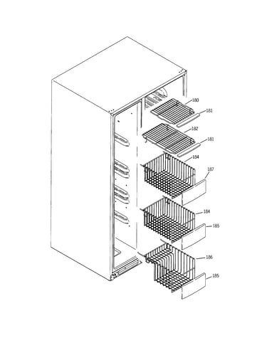 Freezer shelves