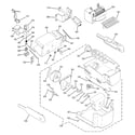 GE PCT23MGPAWW ice maker & dispenser diagram
