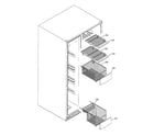 GE PSK27MGNCCCC freezer shelves diagram