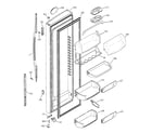 GE PSK29NGNCCCC fresh food door diagram